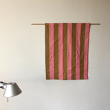 Stripes for your Wall Blanket # 2 - Pink/Cognac