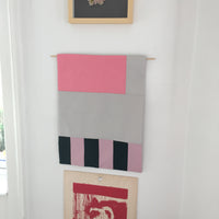 Stripes for your Wall Blanket # 1 - Rose