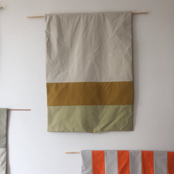 Stripes for your Wall Blanket # 5 - Pistache