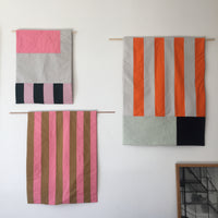 Stripes for your Wall Blanket # 4 - Orange mix