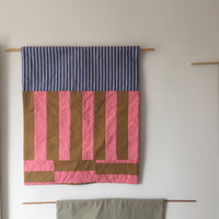 Stripes for your Wall Blanet # 6 - Pink/Blue